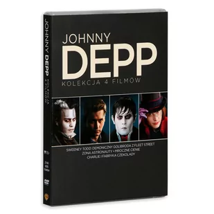 GALAPAGOS Johnny Depp. Kolekcja 4 filmów (4DVD) - Thriller DVD - miniaturka - grafika 1