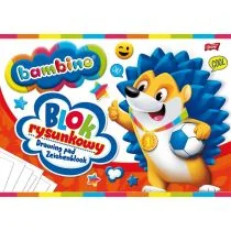Blok rysunkowy A4 Bambino - Szkolne artykuły papiernicze - miniaturka - grafika 1
