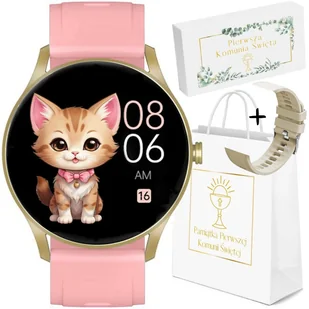 Gravity GT2-4 Różowy - Smartwatch - miniaturka - grafika 1