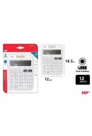 Kalkulatory - Kalkulator solarny biały - miniaturka - grafika 1