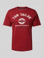Koszulki męskie - T-shirt z nadrukowanym napisem męski - miniaturka - grafika 1
