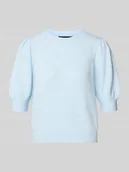 Swetry damskie - Sweter z dzianiny o kroju regular fit z okrągłym dekoltem model ‘DOFFY’ - miniaturka - grafika 1