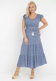 Niebieska Sukienka Tudanna - Sukienki - miniaturka - grafika 1