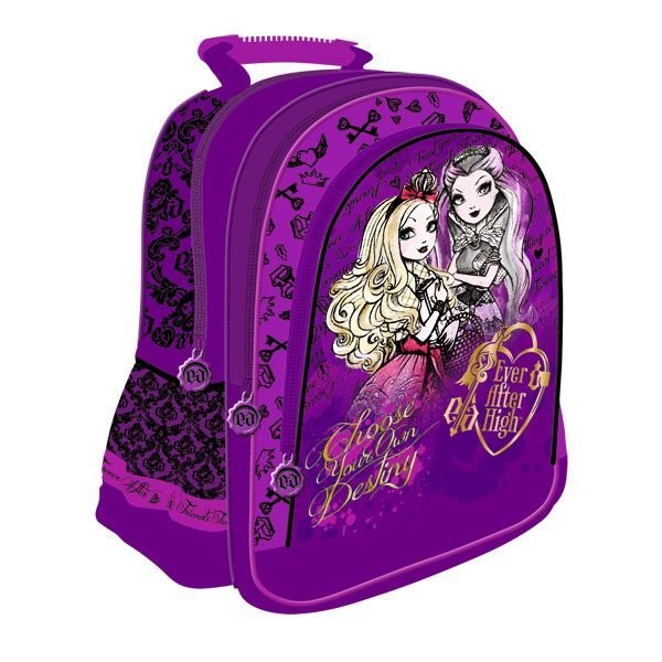 Plecak szkolny dla dziewczynki, Ever After High, fioletowy, St.Majewski
