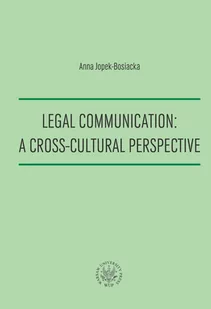 Legal Communication: A Cross-Cultural Perspective - E-booki - nauka - miniaturka - grafika 1