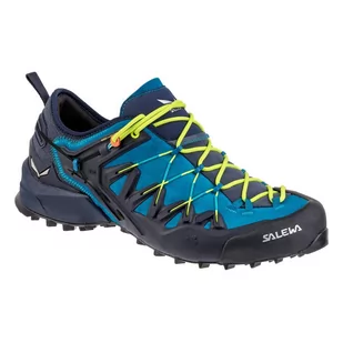 Salewa Buty męskie MS WILDFIRE EDGE kolor niebieski - Buty trekkingowe męskie - miniaturka - grafika 1