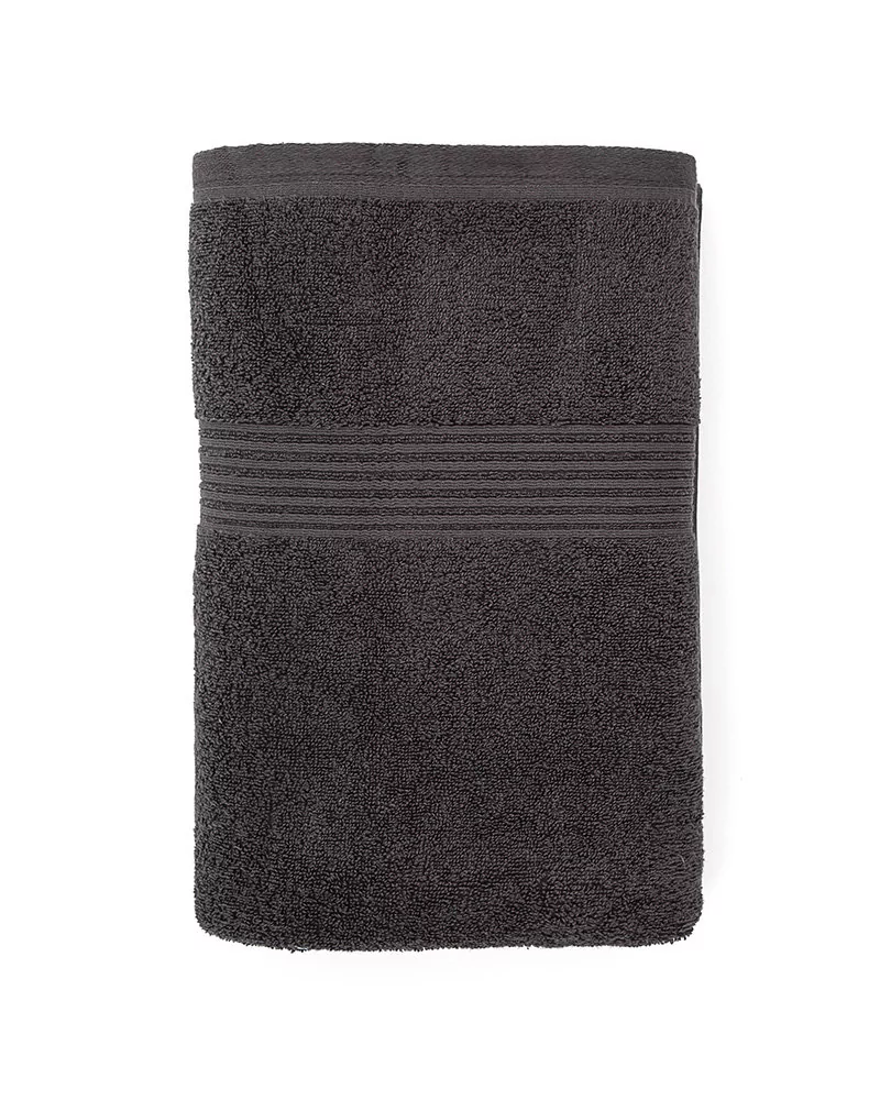 Gruby Bawełniany Ręcznik Timeless 550G/M2 Antracytowy Rozmiar 90X160 cm