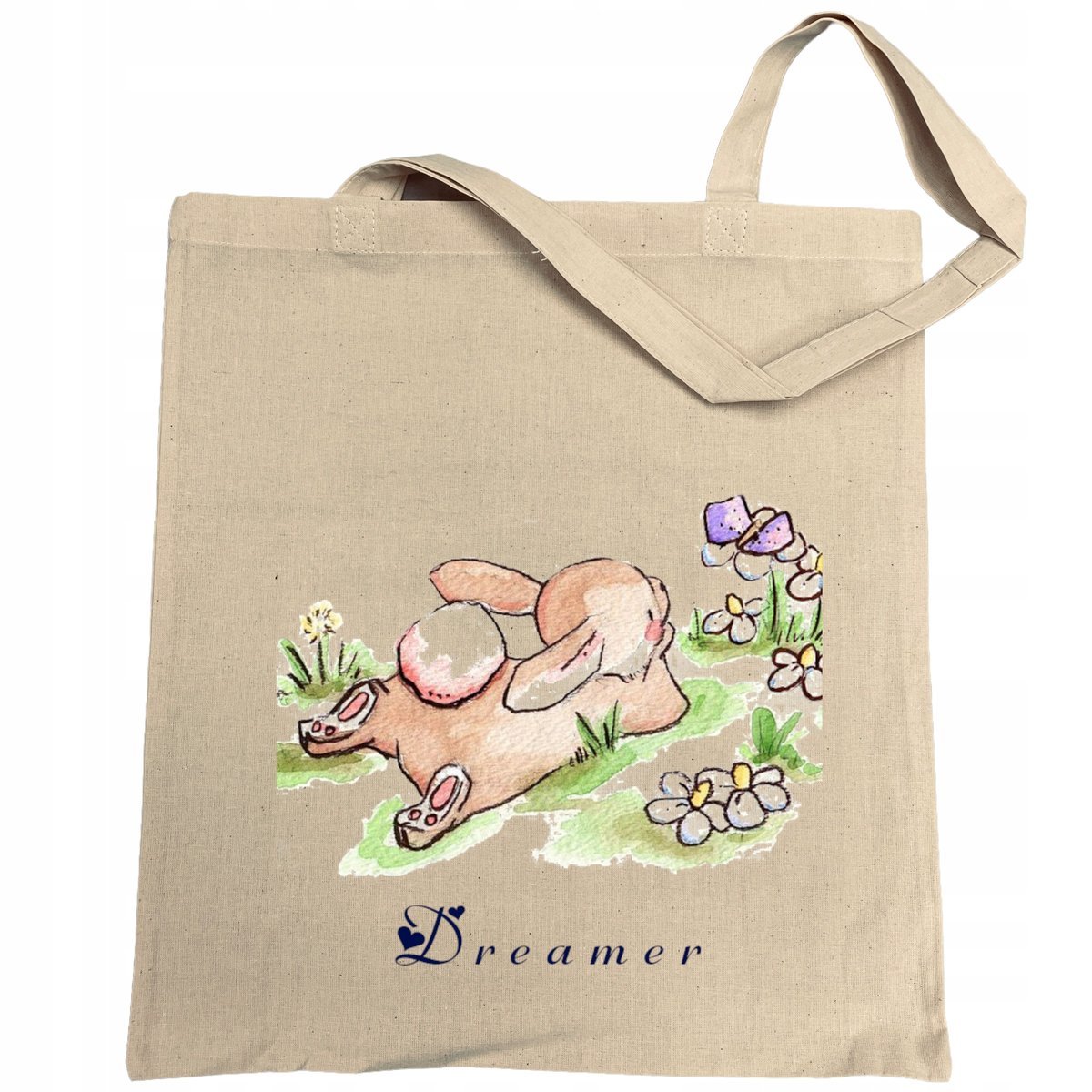 Torba na zakupy nadruk Króliczek Marzyciel