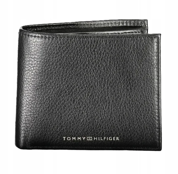 Portfel Skórzany TOMMY HILFIGER TH PREM LEA CC AND COIN 10x11 cm