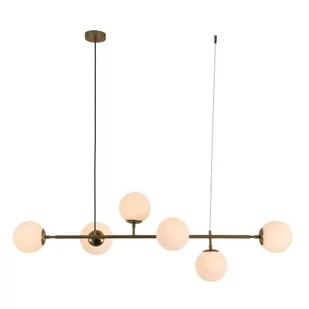 Light Prestige Alisa wisząca białe kulki | Wysyłka za 0 zł LP-005/6P WH - Lampy sufitowe - miniaturka - grafika 1