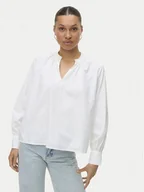 Bluzki damskie - Vero Moda Bluzka Fanni 10336937 Biały Loose Fit - miniaturka - grafika 1