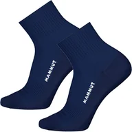 Skarpetki sportowe męskie - Skarpetki MAMMUT Everyday Quarter Socks 3-Pack marine EU 36-38 - miniaturka - grafika 1