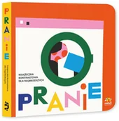 Literatura popularno naukowa dla młodzieży - Pranie Książeczka kontrastowa dla najmłodszych - miniaturka - grafika 1