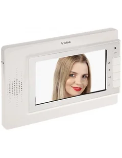 Euratech Wideo Monitor 7 Cali LCD M320W Vidos White - Domofony - miniaturka - grafika 1