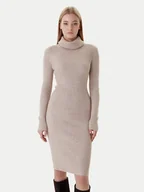 Sukienki - ONLY Sukienka dzianinowa Nellie 15363533 Beżowy Regular Fit - miniaturka - grafika 1