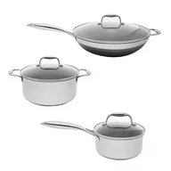 Zestawy garnków i patelni - Zestaw naczyń PARTNER ASIA z powłoką DIAMOND Kohersen BLACK CUBE - miniaturka - grafika 1