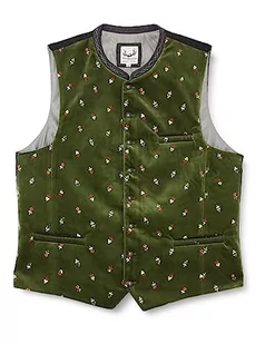 Stockerpoint Męska kamizelka Vittorio do stroju ludowego, zielony (moosgrün), 62 - Garnitury - miniaturka - grafika 1