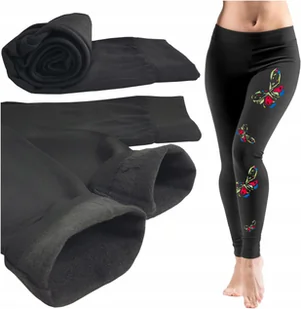 Legginsy Getry Ocieplane Leginsy Wysoki Stan Bawełniane Długie Wygodne 2Gat - Legginsy - miniaturka - grafika 1