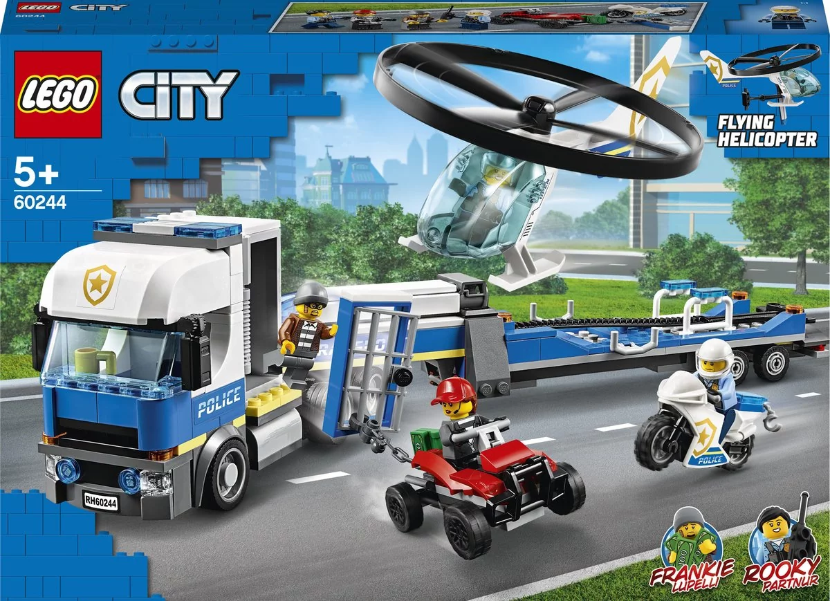 LEGO City Laweta helikoptera policyjnego 60244 - Ceny i opinie na Skapiec.pl