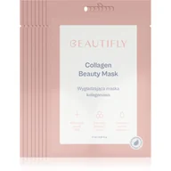 Maseczki do twarzy - Maseczka BEAUTIFLY Collagen Beauty Mask (8 sztuk) - miniaturka - grafika 1