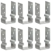 Kotwy - Vida Kotwy do słupków 6 szt. srebrne 8 x 6 x 15 cm stal V-145330 - miniaturka - grafika 1