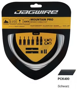 Jagwire Mountain Pro zestaw linki hamulcowej czarna 2017 hamulców PCK400_Noir - Hamulce rowerowe - miniaturka - grafika 1