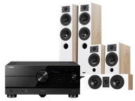 Kino domowe - Yamaha RX-A8A (czarny) + Diva 5 (dąb) + Diva 3 (dąb) + Diva 7 (dąb) - miniaturka - grafika 1