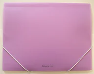 Artykuły biurowe - Teczka na gumkę A4 transparentna focus ex4302 fiolet - miniaturka - grafika 1