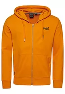Bluzy męskie - Superdry Vintage Logo Emb Ziphood Ub Bluza męska, Złoty utwór, XXL - miniaturka - grafika 1