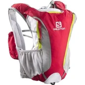 Plecaki - Plecak Salomon Skin PRO 14+3 SET RED/WHITE/GECKO 371646 - miniaturka - grafika 1