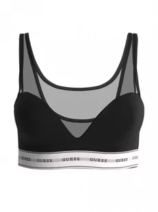 Damski biustonosz Guess Carrie Bralette - czarny - GUESS - Bielizna sportowa damska - miniaturka - grafika 1