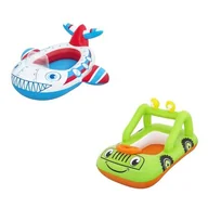 Materace dmuchane i koła do pływania - Bestway, Lil' Navigator Baby Boat, Dmuchany ponton dla dzieci - miniaturka - grafika 1