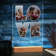 Ramki na zdjęcia - Lampka ramka XL z wydrukiem na szkle akrylowym i podświetleniem LED - miniaturka - grafika 1