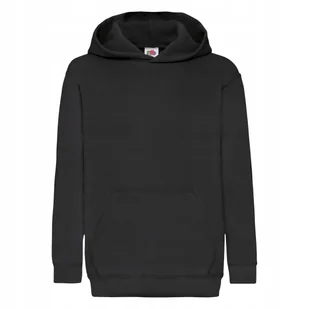 Bluza Dziecięca Z Kapturem Hooded Sweat Czarny r. 7-8(128) - Bluzy dla dziewczynek - miniaturka - grafika 1