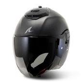 Kaski motocyklowe - Kask Otwarty Shark RS Jet Blank Czarny MatL - miniaturka - grafika 1