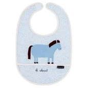 Śliniaki i fartuszki - Śliniak Z Kieszonką, Bawełniany, Konik, Seria Farma Maison Petit Jour - miniaturka - grafika 1