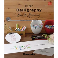 Pozostałe akcesoria dla plastyków - Książka Do Nauki Kaligrafii Brush Lettering Wood Kuretake - miniaturka - grafika 1