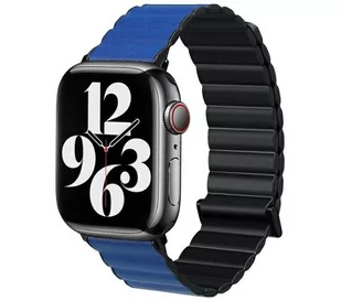 Beline do Apple Watch Magnetic Pro 42/44/45/49mm (czarno-niebieski) - Akcesoria do zegarków - miniaturka - grafika 1