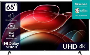Telewizor Hisense 65E6KT 65" 4K UHD Dolby Vision - Telewizory - miniaturka - grafika 1