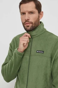 Columbia bluza sportowa Steens Mountain 2.0 kolor zielony wzorzysta - Bluzy męskie - miniaturka - grafika 1