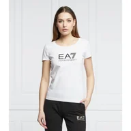 Koszulki i topy damskie - EA7 T-shirt | Slim Fit - miniaturka - grafika 1