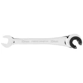 Klucze i nasadki - Klucz płasko-oczkowy NEO 09-257 10 mm z grzechotką - miniaturka - grafika 1