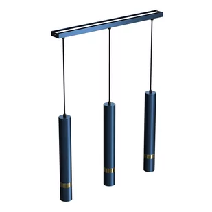 Milagro Lampa wisząca JOKER NAVY BLUE/GOLD 3xGU10 MLP7726 - Lampy sufitowe - miniaturka - grafika 3