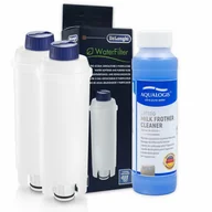 Akcesoria i części do ekspresów do kawy - Zestaw Do Delonghi, Filtr DLSC002 2 szt, Aqualogis Latteo 250ml - miniaturka - grafika 1