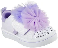 Buty dla dziewczynek - Skechers buty dziecięce Twinkle Toes - TWI-LITES 2.0 TUTU CUTE 314389N WLV white 23 - miniaturka - grafika 1