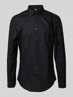 Koszule męskie - Koszula biznesowa o kroju slim fit z popeliny - miniaturka - grafika 1