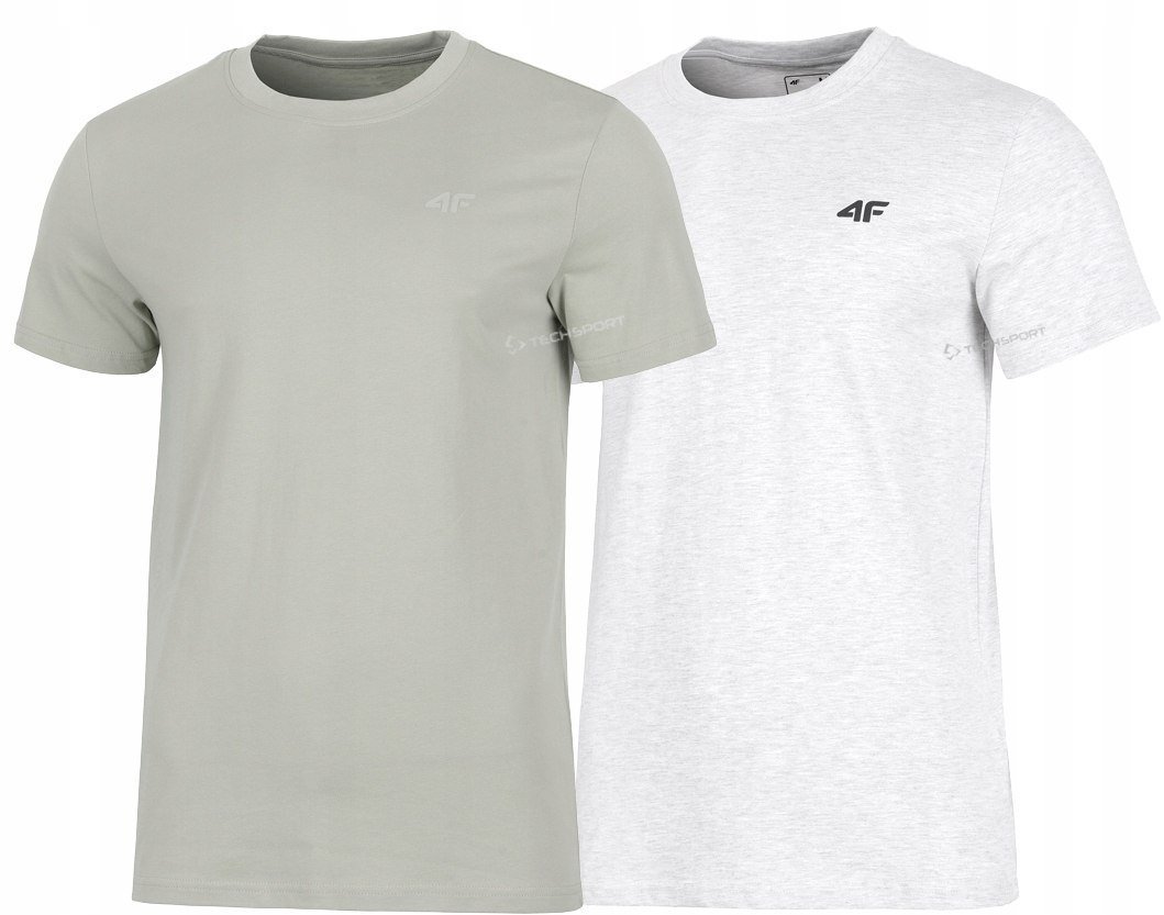 4F ZESTAW 2szt. 2-PAK MÄSKA KOSZULKA T-SHIRT 100% BAWEĹNA / rozm XXL