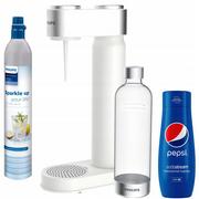 Saturatory - Saturator do wody PHILIPS ADD4902WH biały/stalowy + syrop Pepsi - miniaturka - grafika 1