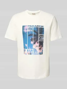T-shirt o kroju regular fit z nadrukiem z motywem - Koszulki męskie - miniaturka - grafika 1
