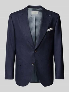 Marynarka na dwa guziki o kroju regular fit z żywej wełny model ‘Tiliano’ - Marynarki męskie - miniaturka - grafika 1